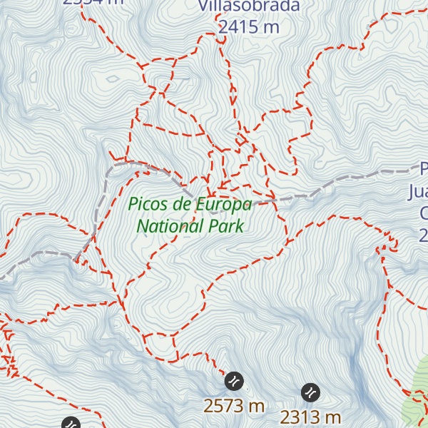 Map of Cueto de Juan de la Cuadra