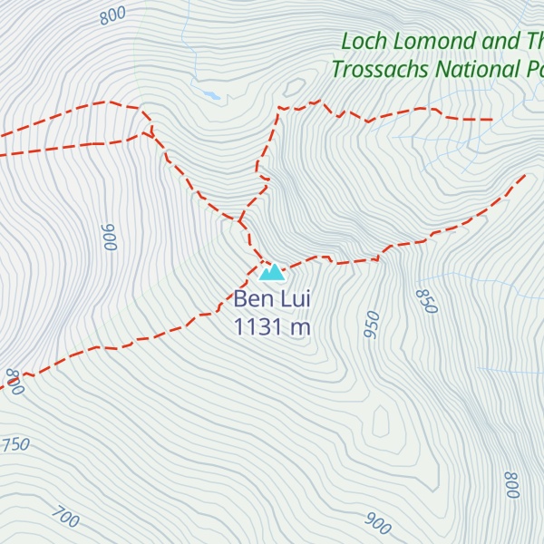 Map of Ben Lui