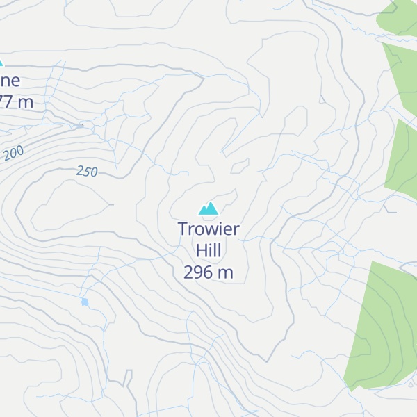 Map of Trowier Hill