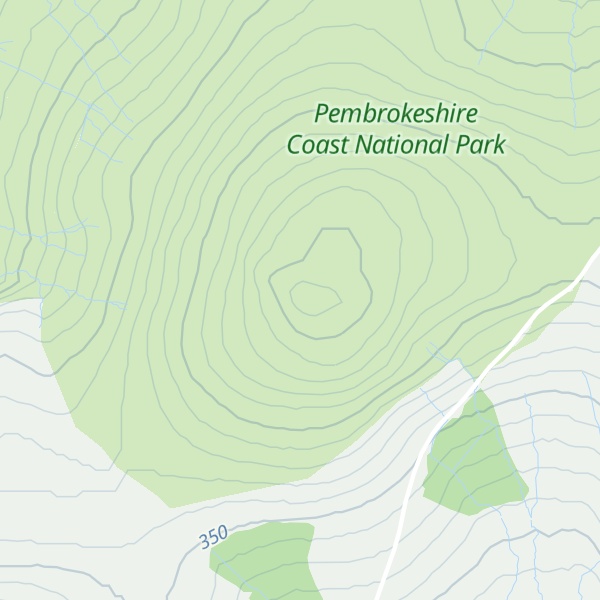 Map of Foel Eryr