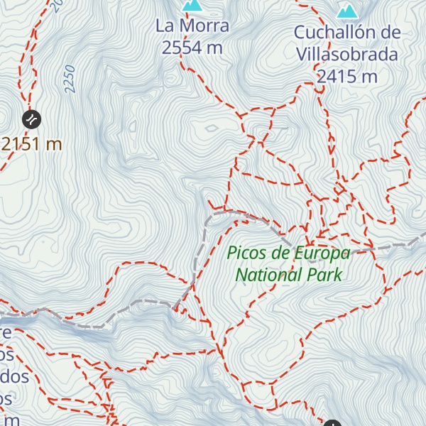 Map of Tiro Navarro Sur