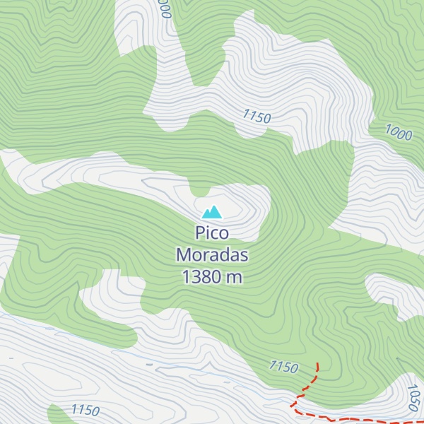 Map of Pico Moradas