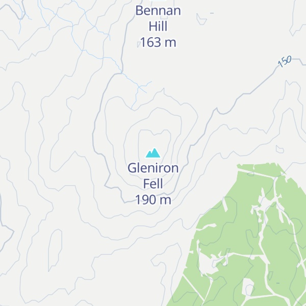 Map of Gleniron Fell