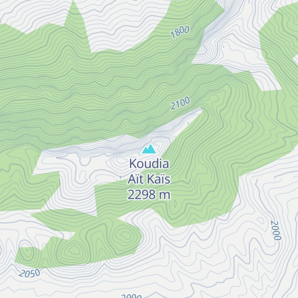 Map of Koudia Aït Kaïs