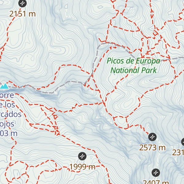Map of Aguja La Canalona