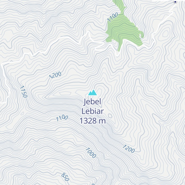 Map of Jebel Lebiar