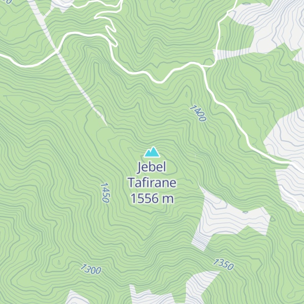 Map of Jebel Tafirane