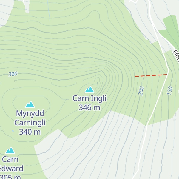 Map of Carn Ingli
