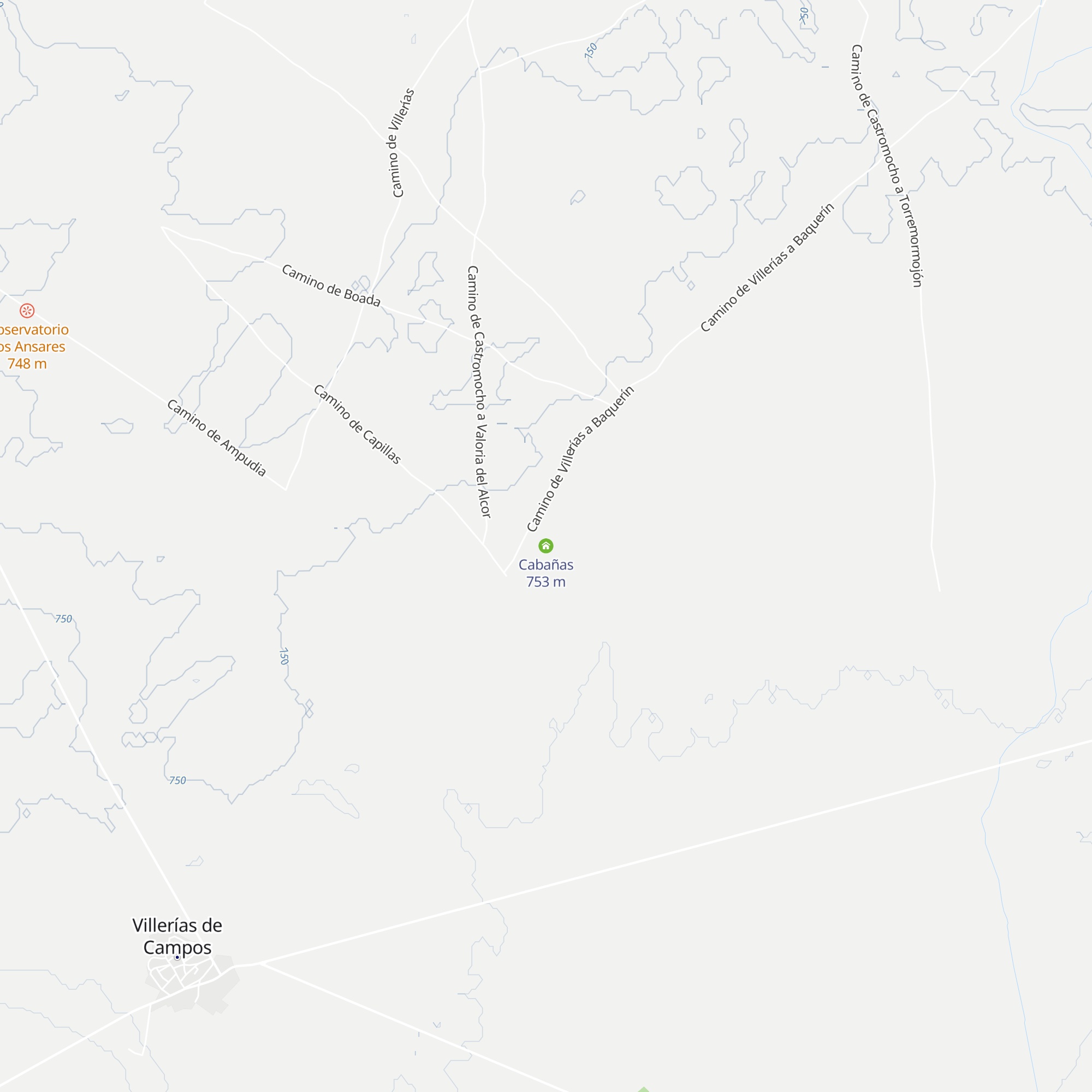 Cabañas map