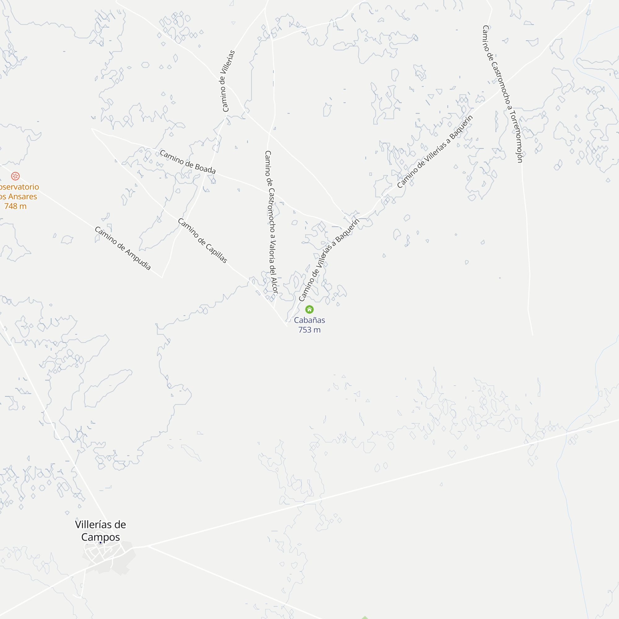 Cabañas map
