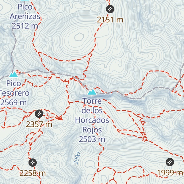 Map of Torre de los Horcados Rojos