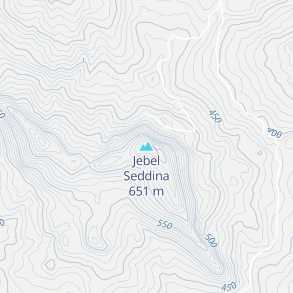 Map of Jebel Seddina