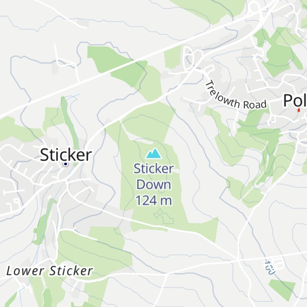 Map of Sticker Down