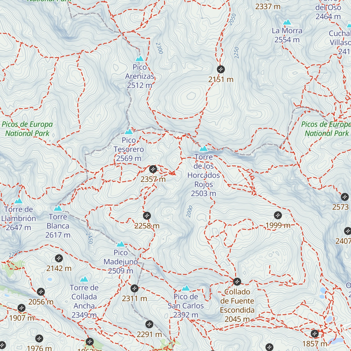Refugio Cabaña Verónica map