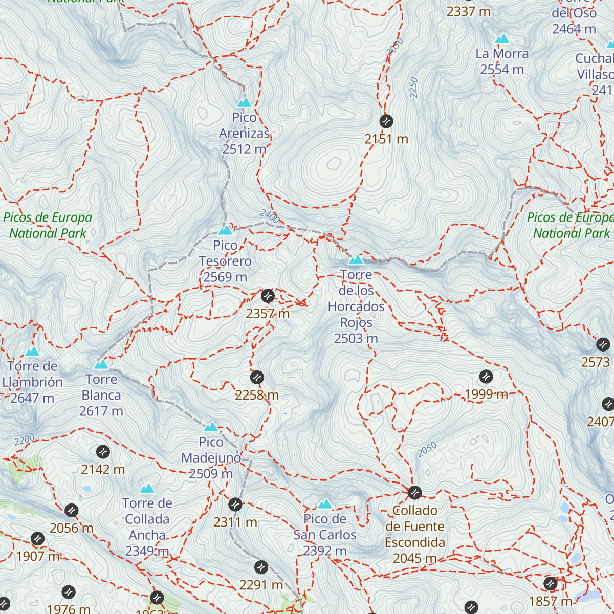Refugio Cabaña Verónica map