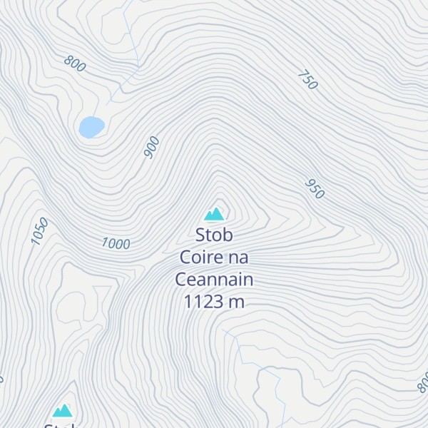 Map of Stob Coire na Ceannain