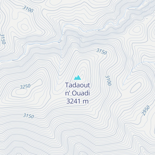Map of Tadaout n’ Ouadi
