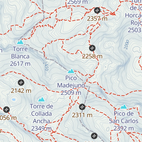 Map of Pico Madejuno