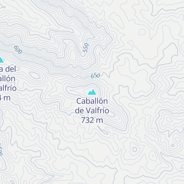 Map of Caballón de Valfrío