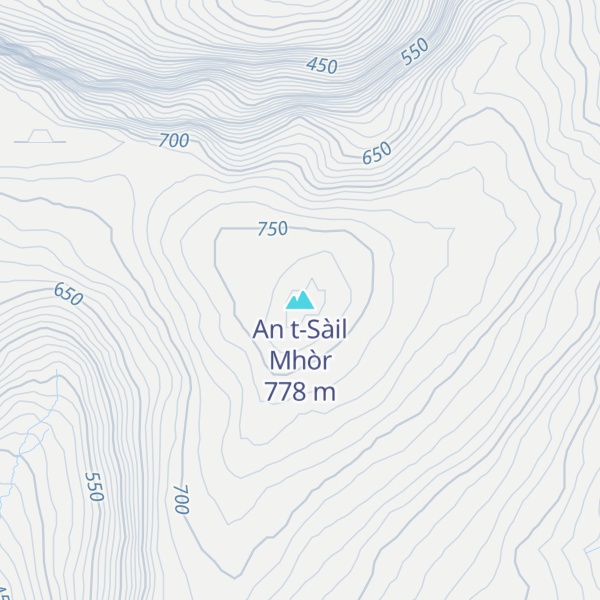 Map of An t-Sàil Mhòr