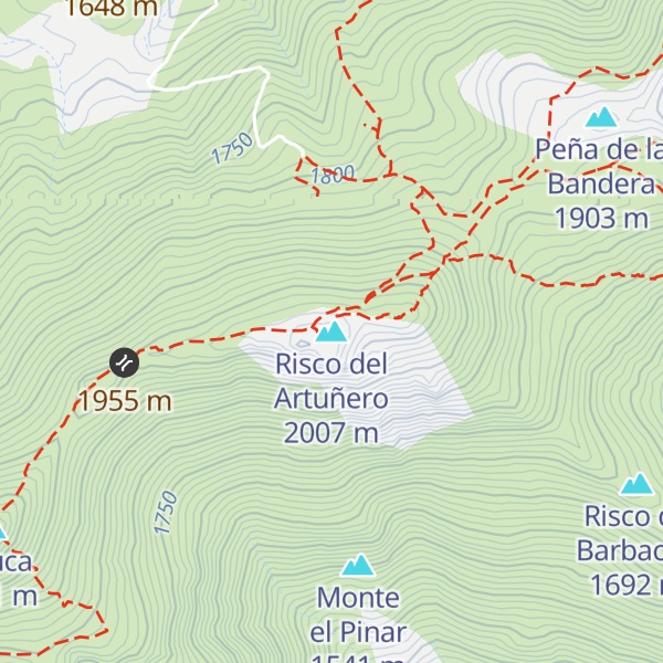 Map of Risco del Artuñero