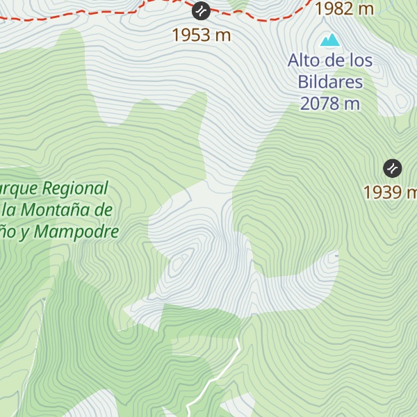 Map of Chozo del Venero