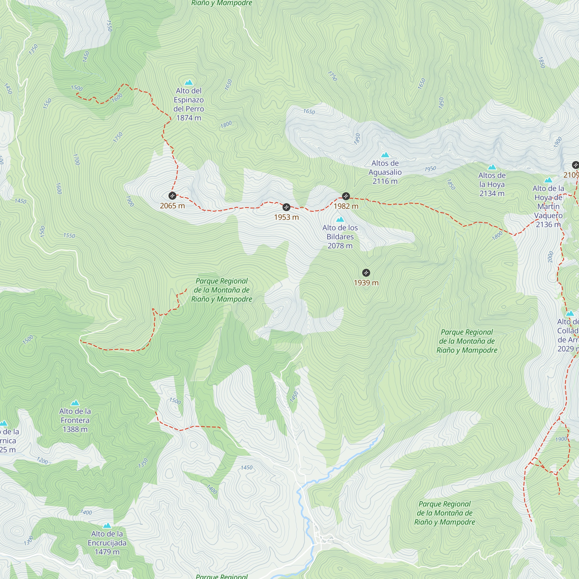 Chozo del Venero map