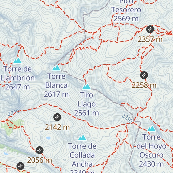 Map of Tiro Llago