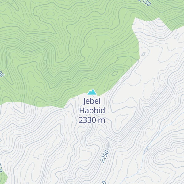 Map of Jebel Habbid