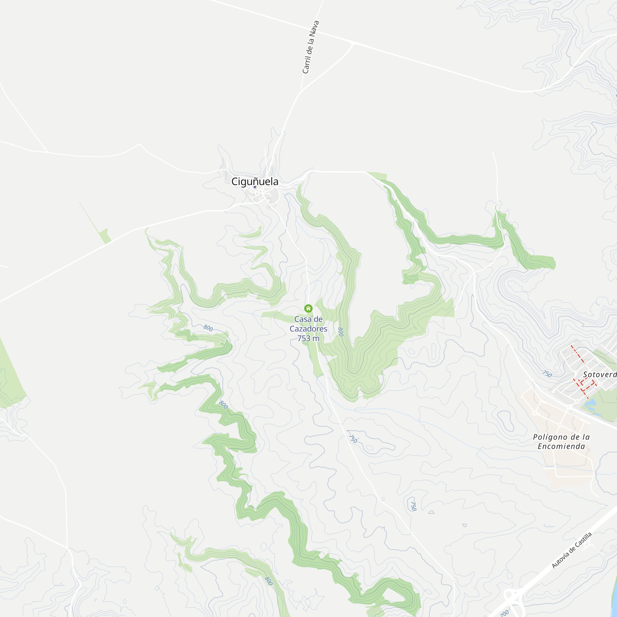 Casa de Cazadores map