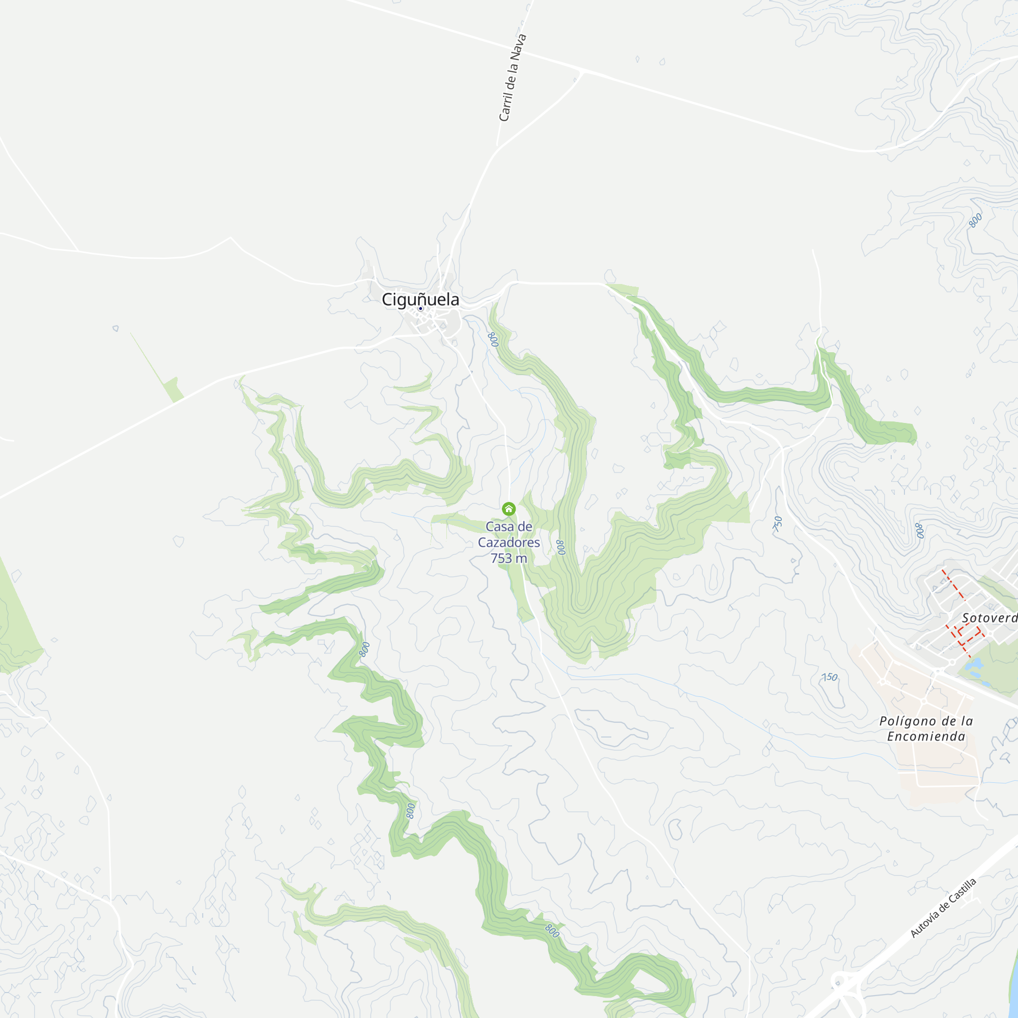 Casa de Cazadores map