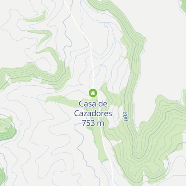 Map of Casa de Cazadores