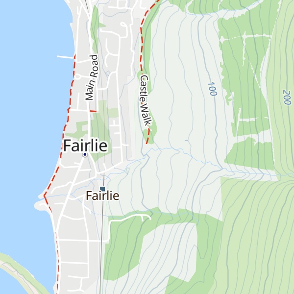 Map of Fairlie Castle