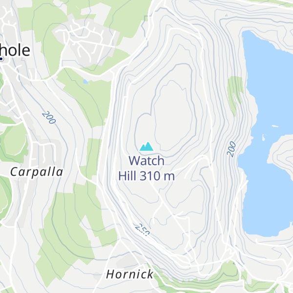 Map of Watch Hill