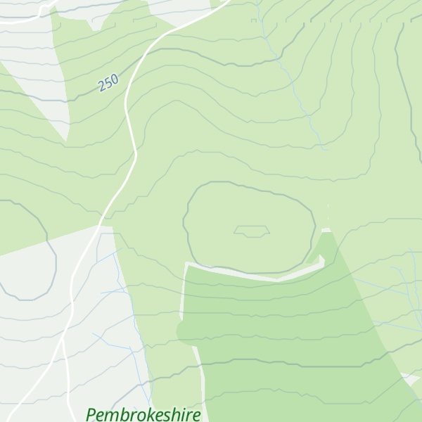Map of Carn Clust-y-ci