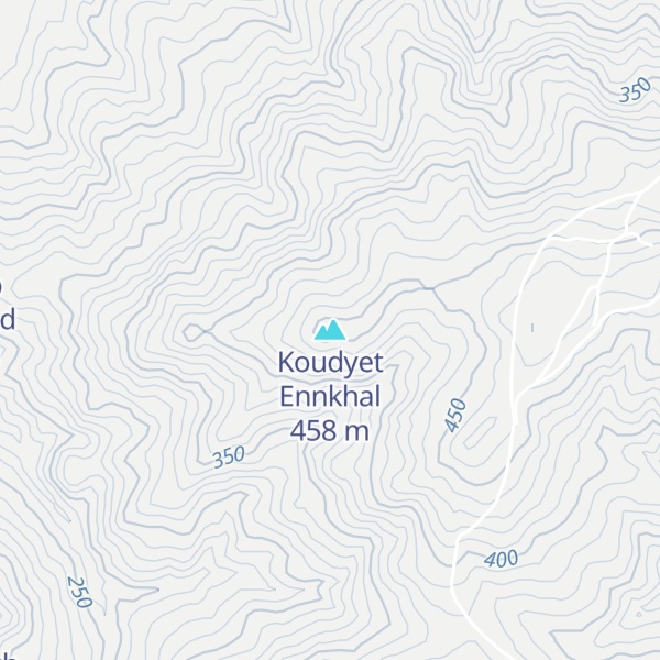 Map of Koudyet Ennkhal