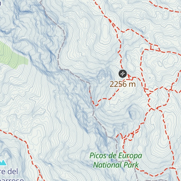 Map of Pico de los Cabrones