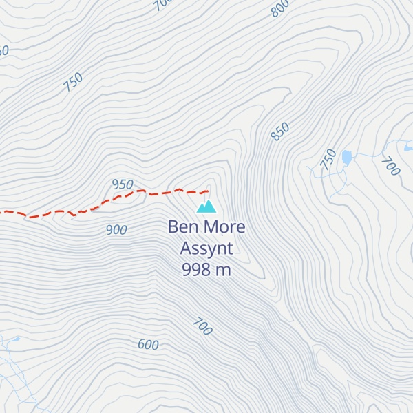 Map of Ben More Assynt