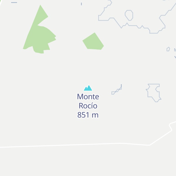 Map of Monte Rocío