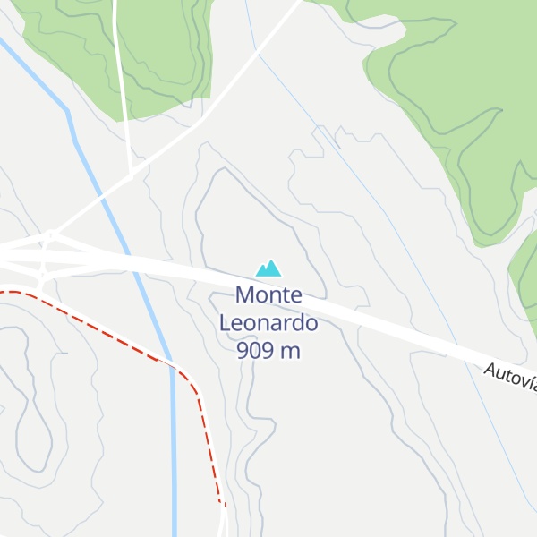 Map of Monte Leonardo