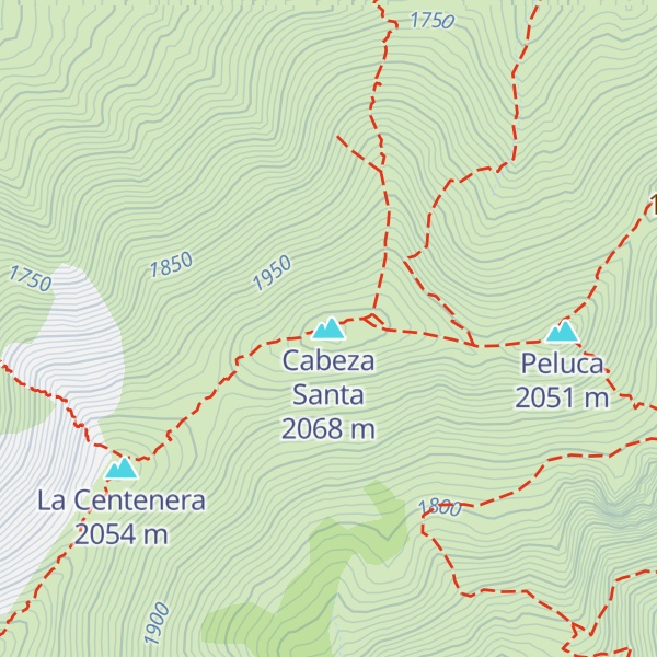 Map of Cabeza Santa