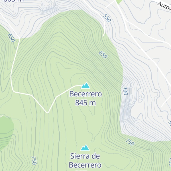 Map of Becerrero