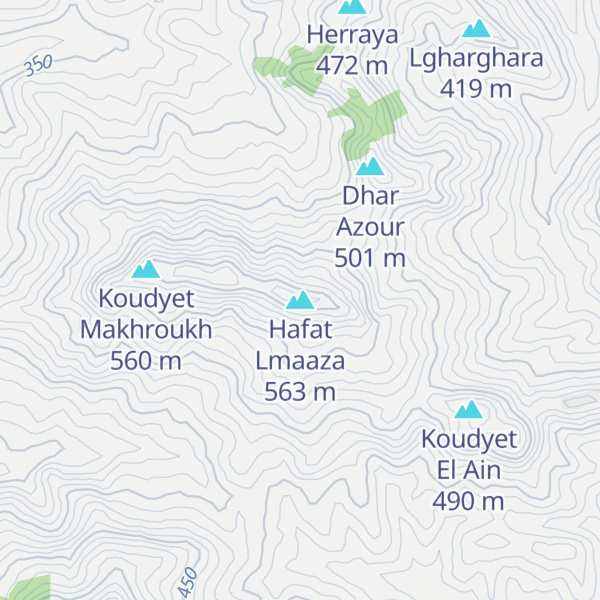 Map of Hafat Lmaaza