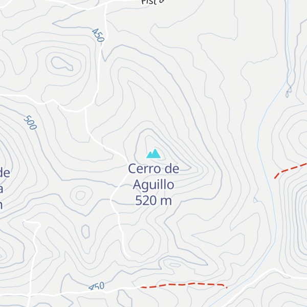 Map of Cerro de Aguillo