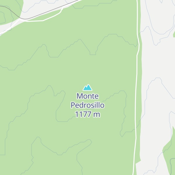 Map of Monte Pedrosillo