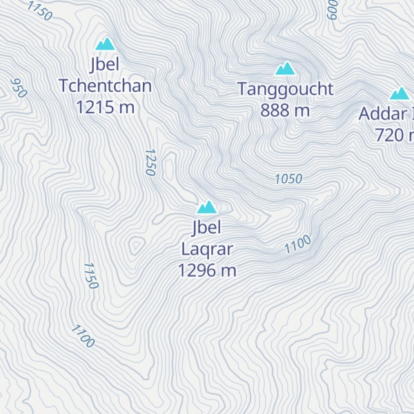 Map of Jbel Laqrar
