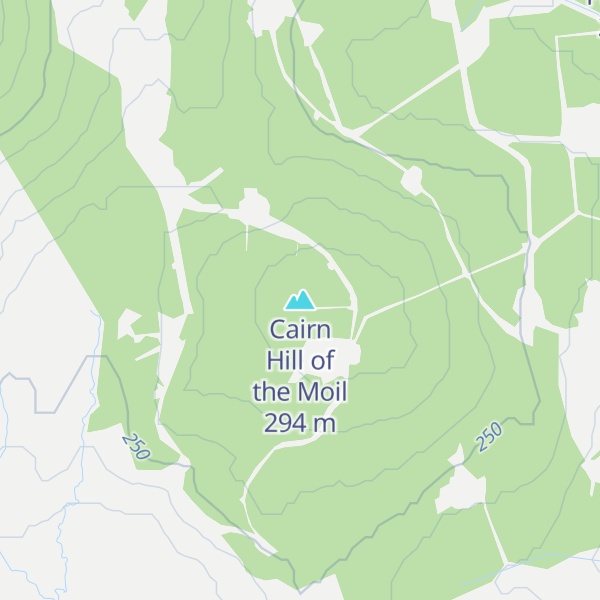 Map of Cairn Hill of the Moil