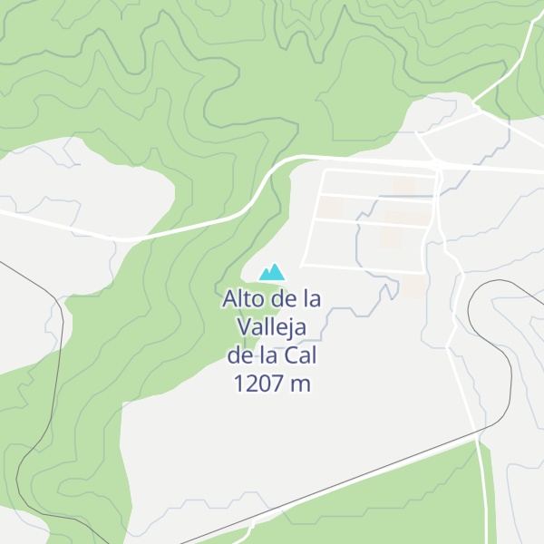 Map of Alto de la Valleja de la Cal