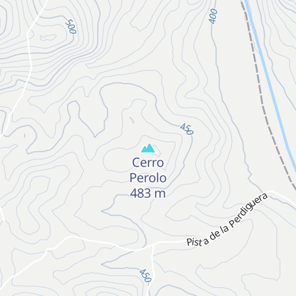 Map of Cerro Perolo