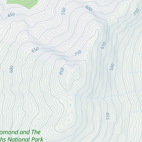 Map of Beinn an Lochain